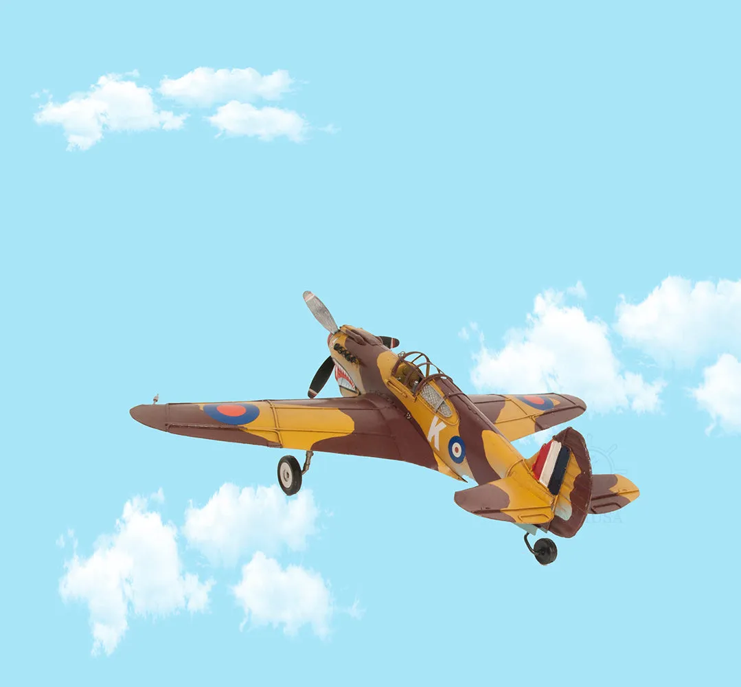 1941 Curtiss Hawk 81A Metal Handmade Scaled Model