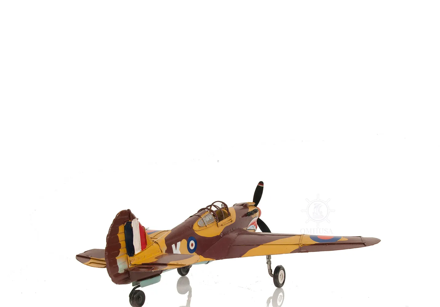 1941 Curtiss Hawk 81A Metal Handmade Scaled Model