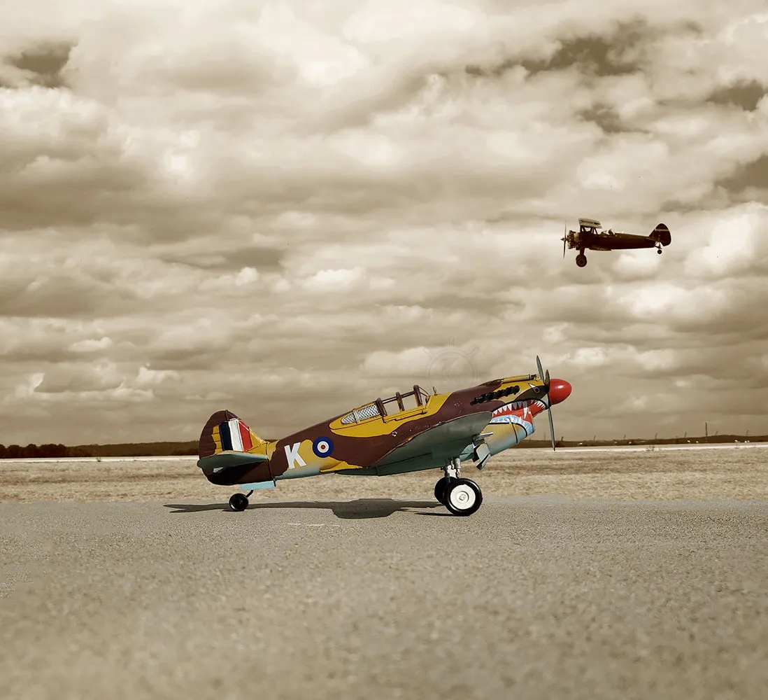 1941 Curtiss Hawk 81A Metal Handmade Scaled Model