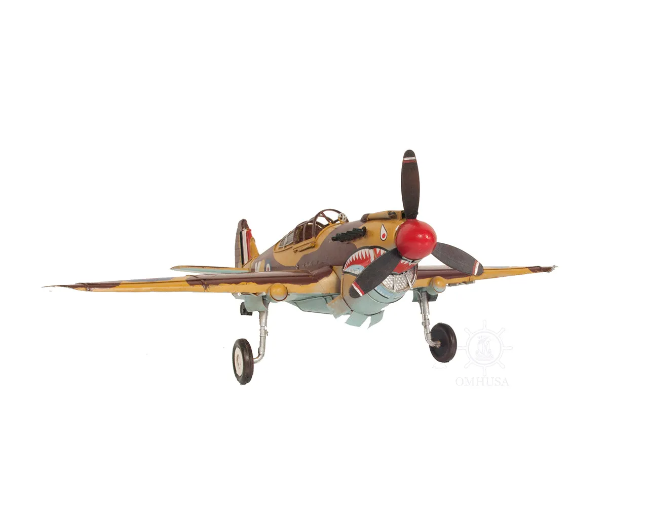 1941 Curtiss Hawk 81A Metal Handmade Scaled Model