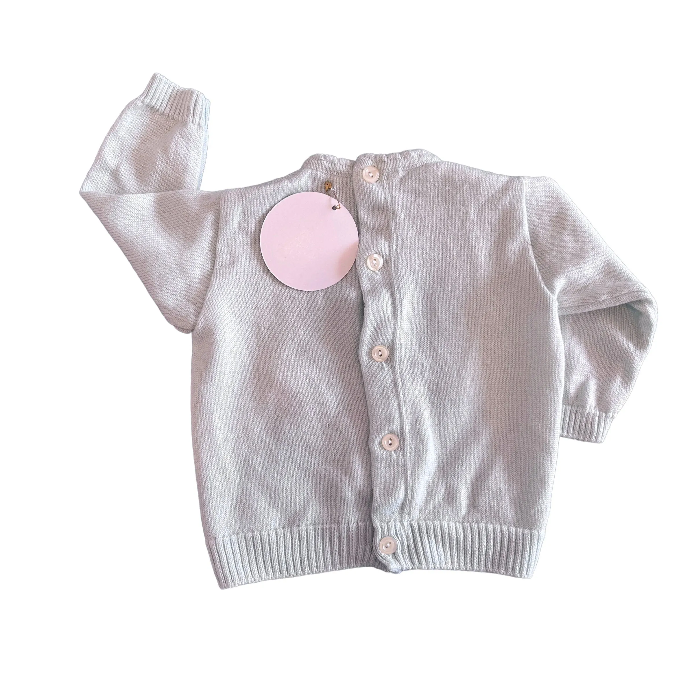 1980s Light Green Jumper / 0-3 Months