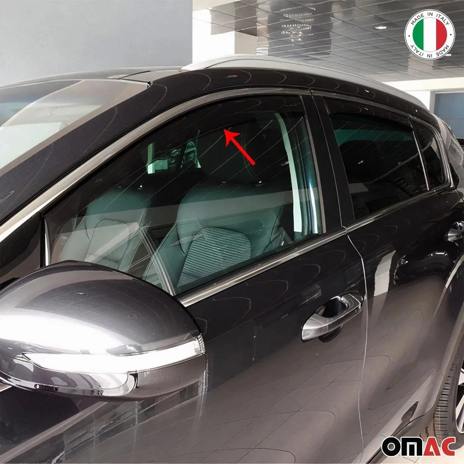 1998-2002 Land Rover Discovery Window Visor Vent Rain Deflector 2Pcs Smoke
