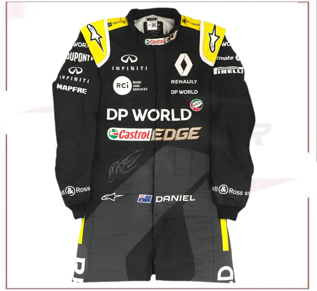 2020 Daniel Ricciardo Renault F1 Race Suit