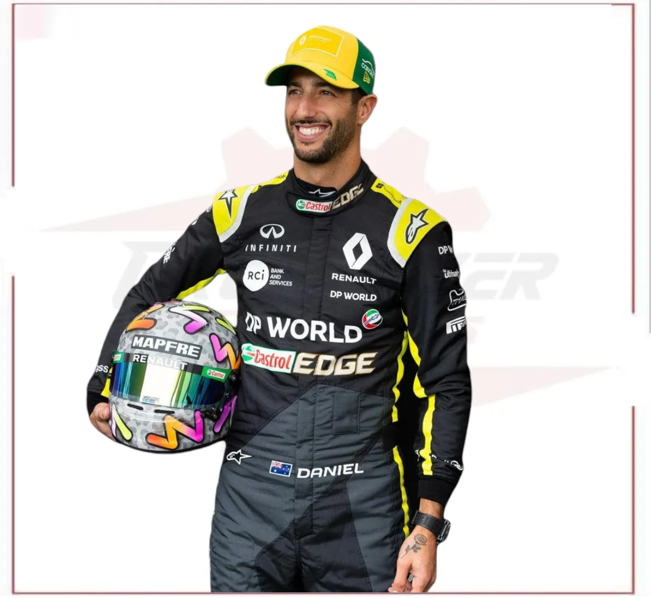 2020 Daniel Ricciardo Renault F1 Race Suit