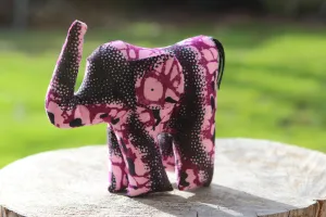 African Animal - Purple & Black Elephant