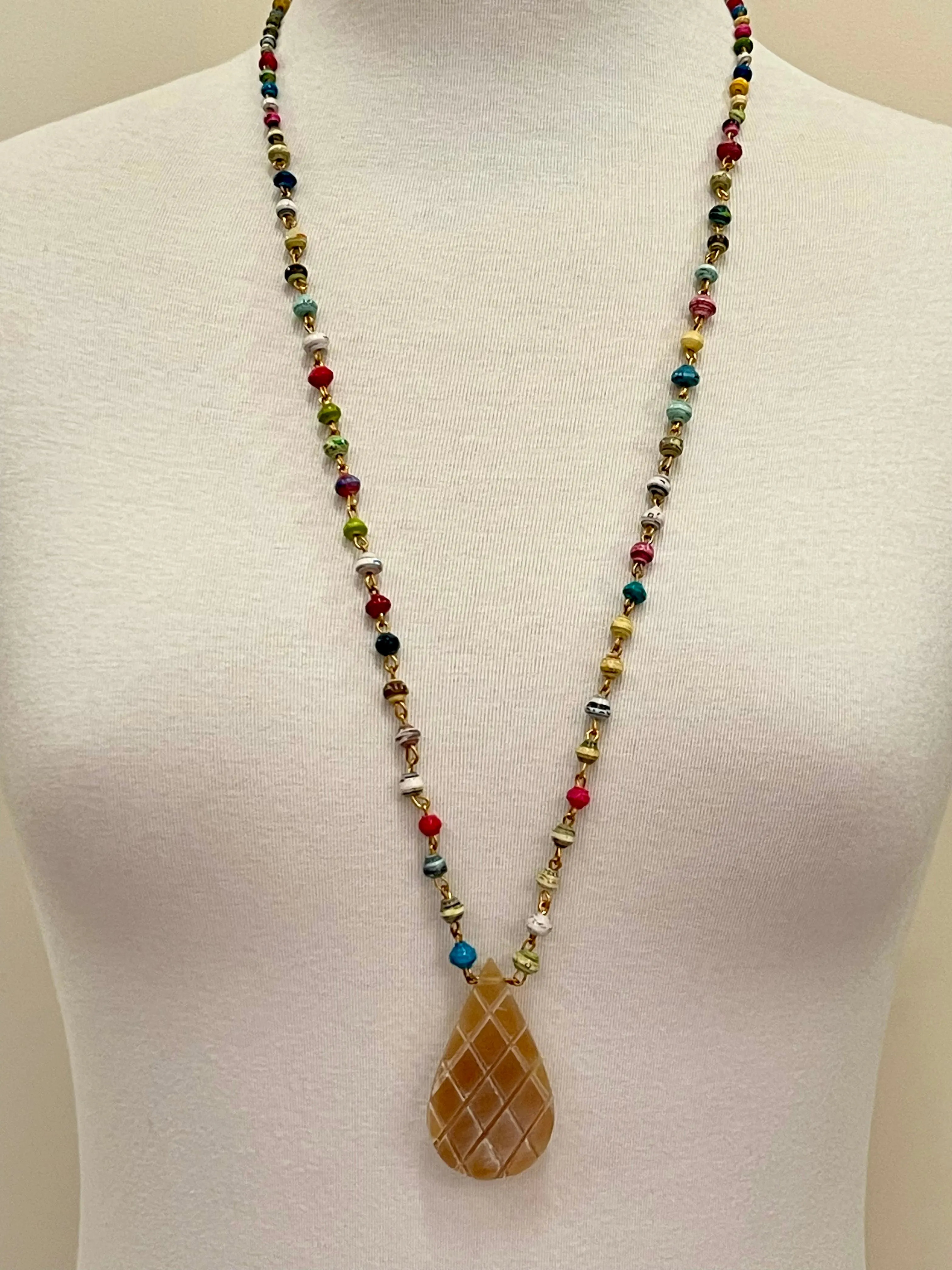 Ajuna Necklace - Teardrop