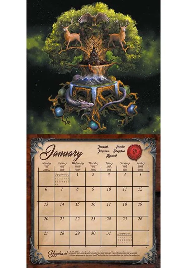 Anne Stokes 2025 Square | WALL CALENDAR