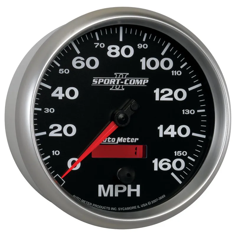 Auto Meter Sport-Comp II Programmable Speedometer - 5 in.