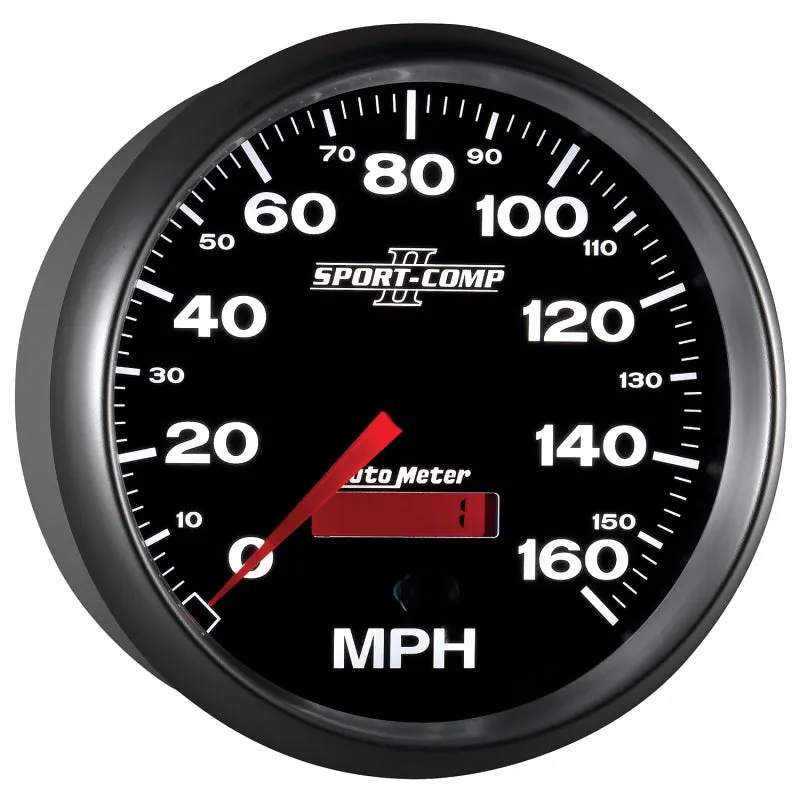 Auto Meter Sport-Comp II Programmable Speedometer - 5 in.