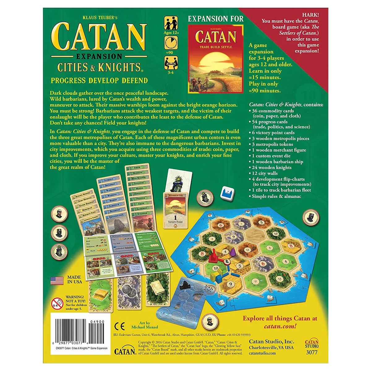 Catan: Cities & Knights Game Expansion