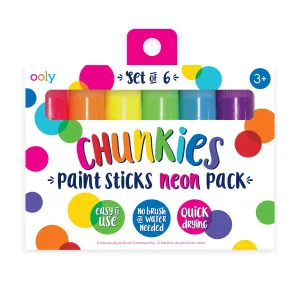 Chunkies Paint Sticks Neon - Set of 6
