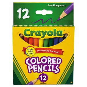 Colored Pencil 4" 12-Colors Pack