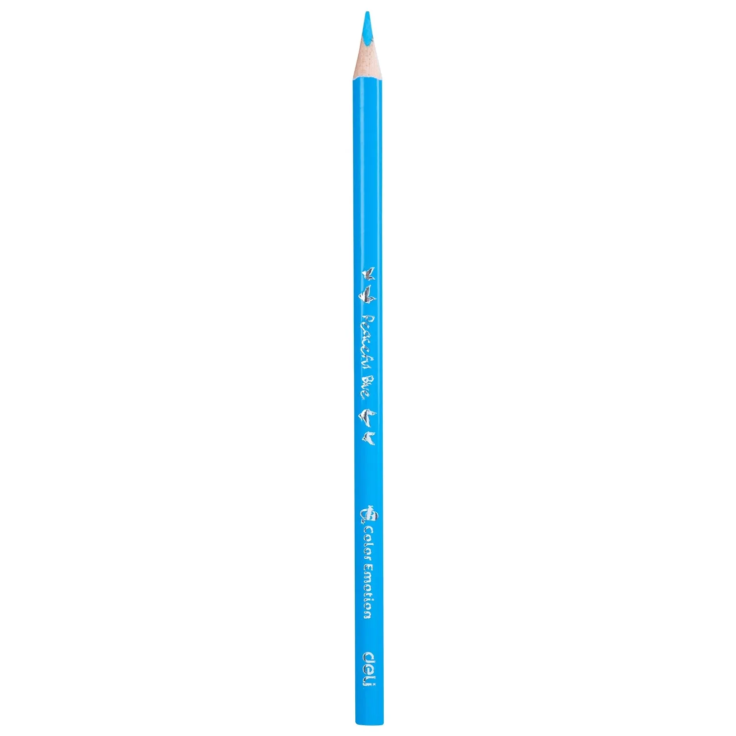 Deli Plastic Colored Pencil Triangle Bright 24C
