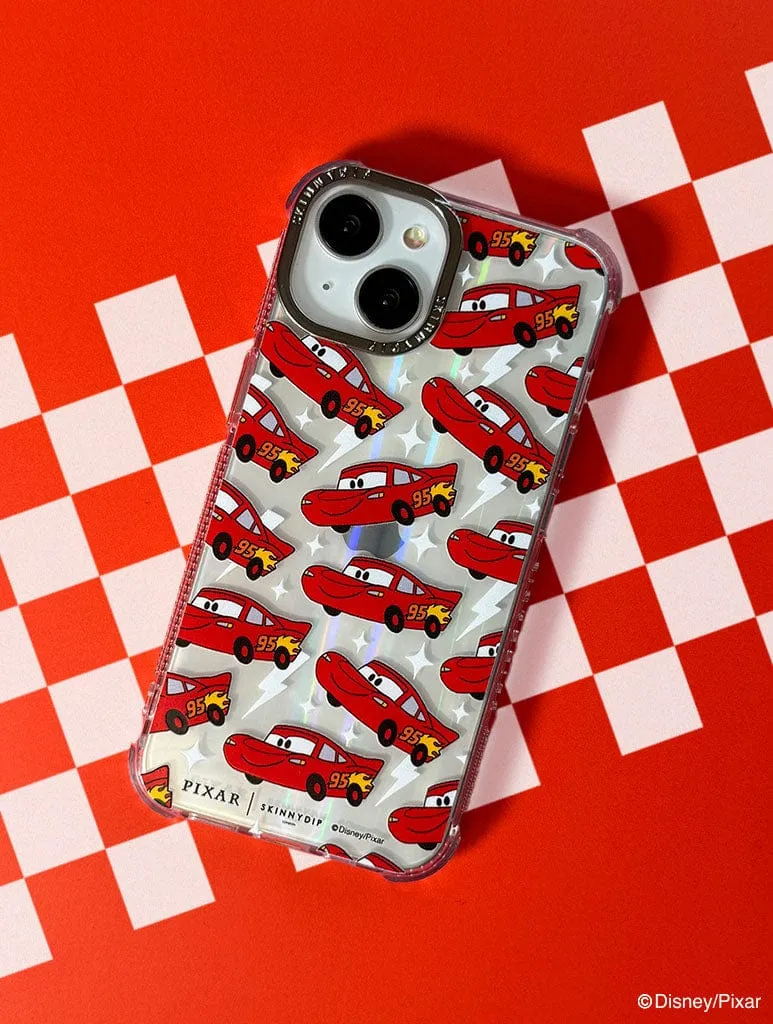 Disney Pixar Cars Lightning McQueen Repeat Shock iPhone Case