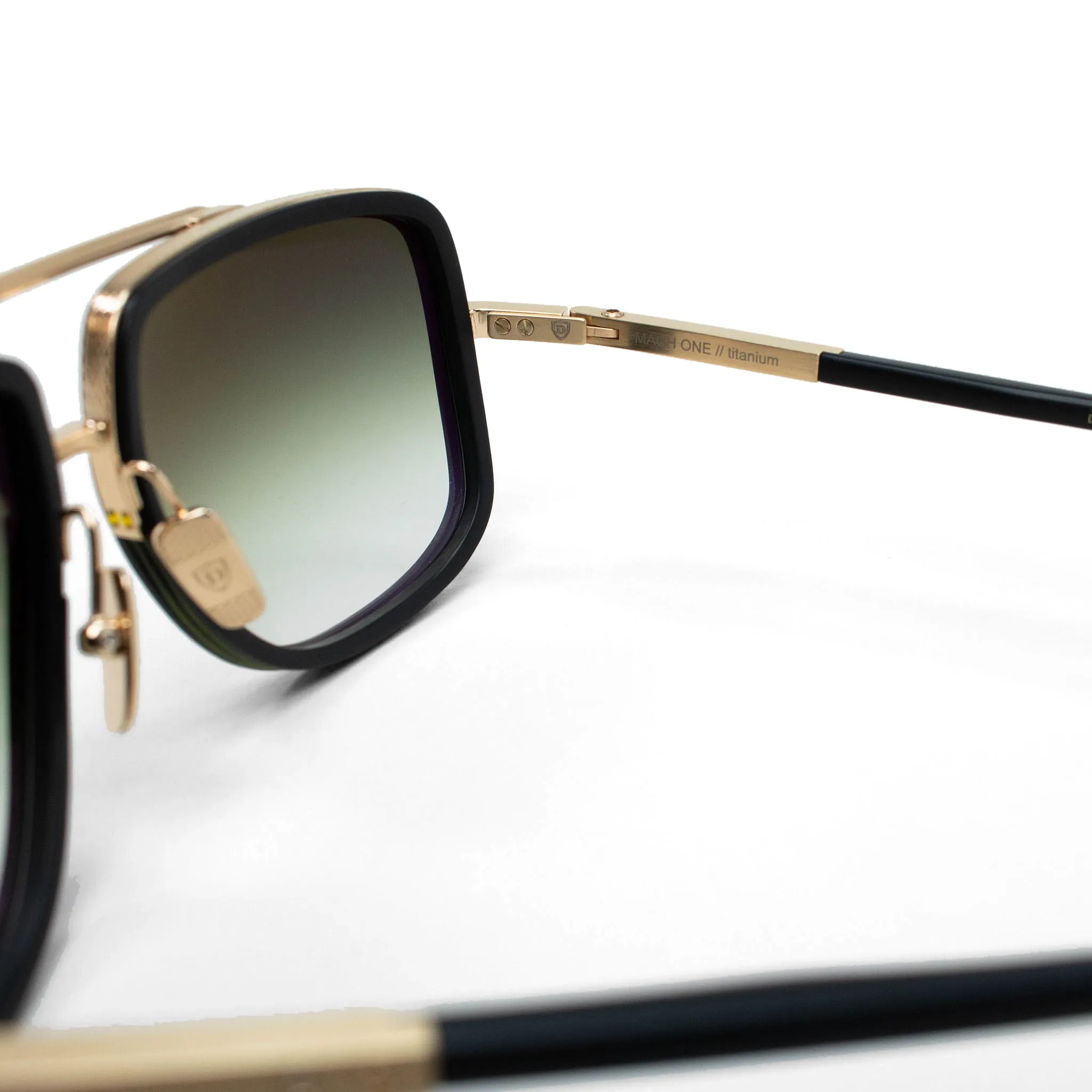 Dita Eyewear DRX-2030 Mach One Black White Gold Sunglasses