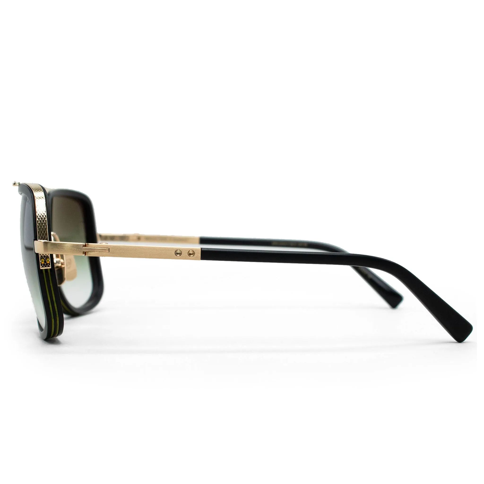 Dita Eyewear DRX-2030 Mach One Black White Gold Sunglasses
