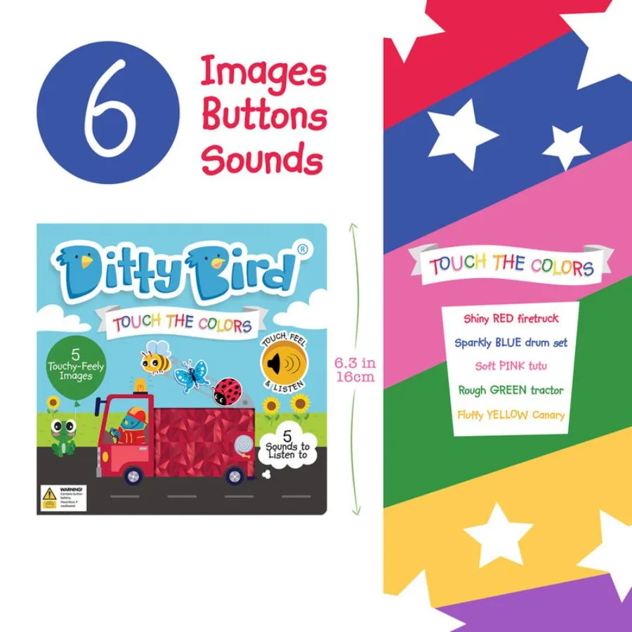 Ditty Bird - Touch the Colours Board Book