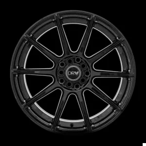 DRW D10 18X8 4X100/4X114.3 40mm Gloss Black