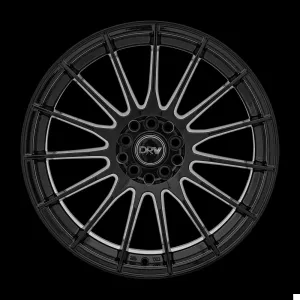 DRW D15 18X8 5X100/5X114.3 40mm Gloss Black