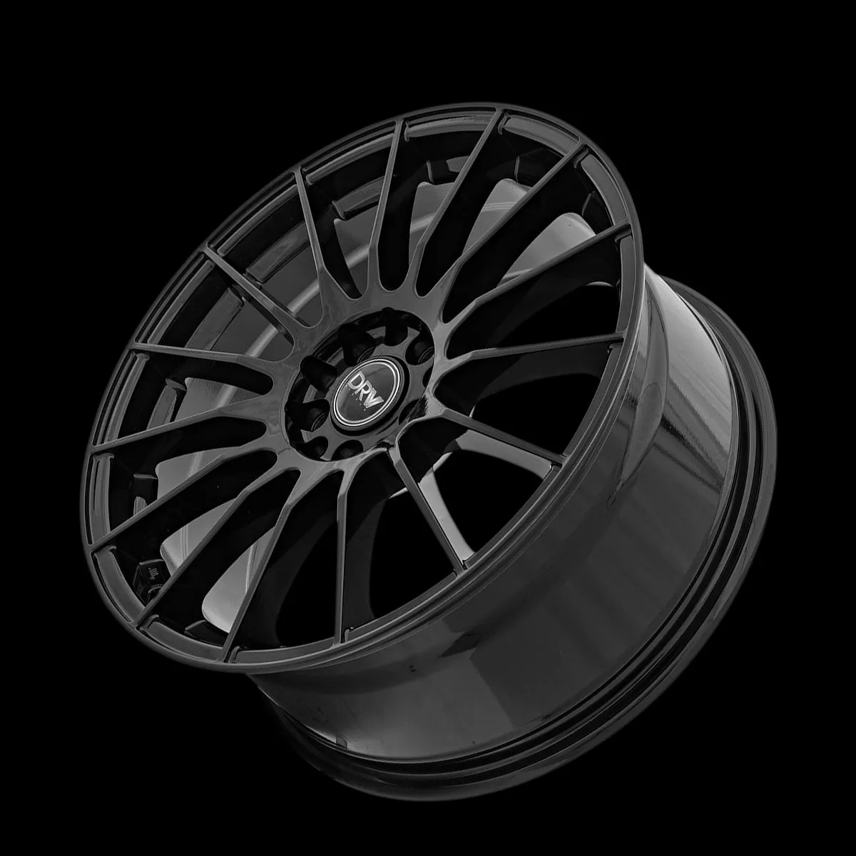 DRW D15 18X8 5X100/5X114.3 40mm Gloss Black