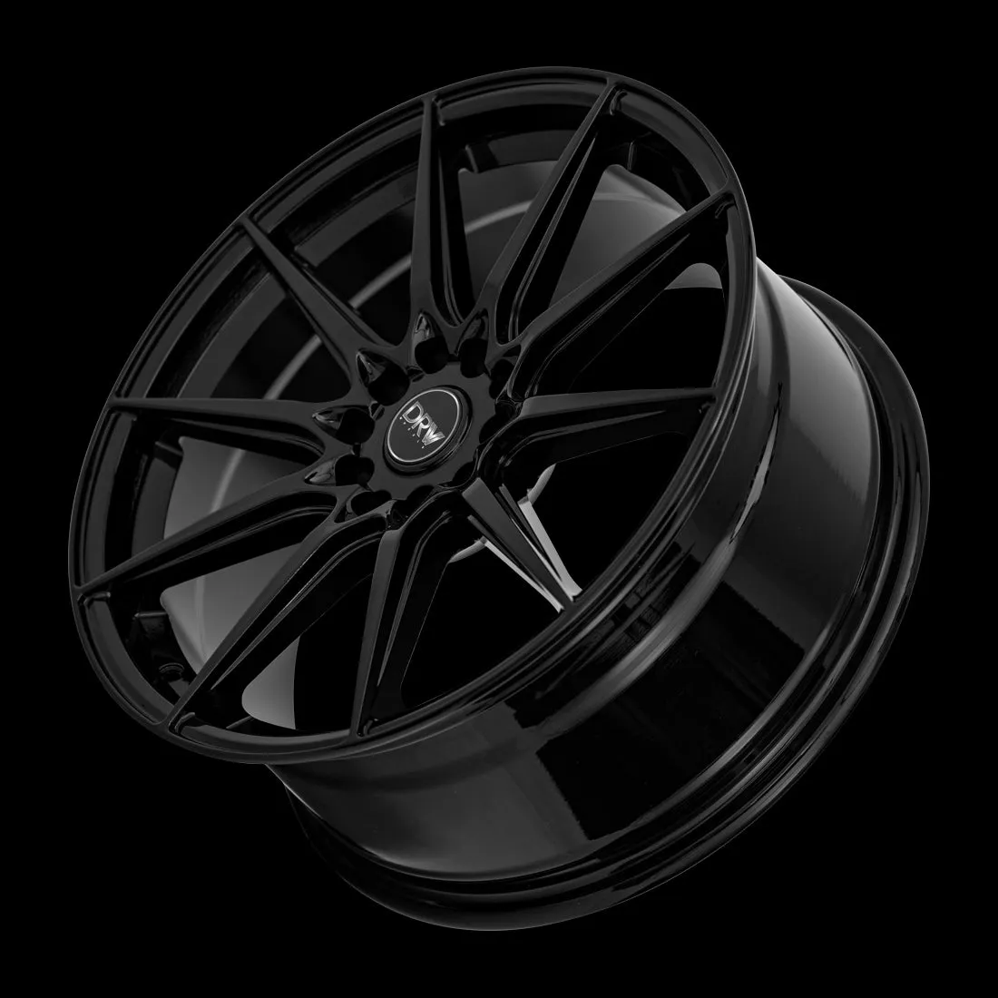 DRW D19 18X8 5X100/5X114.3 38mm Gloss Black