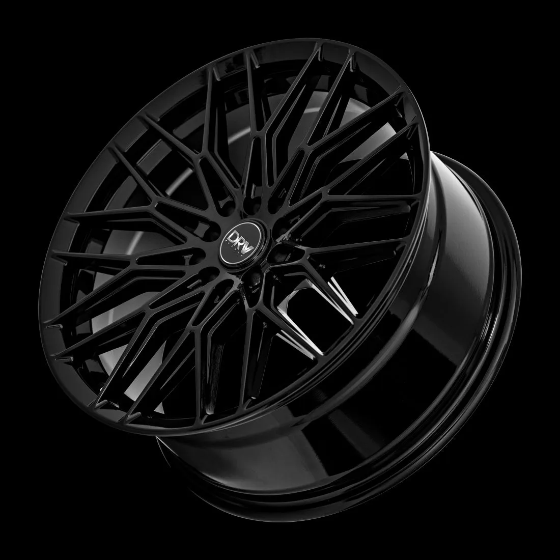 DRW D21 18X8 5X100/5X114.3 38mm Gloss Black