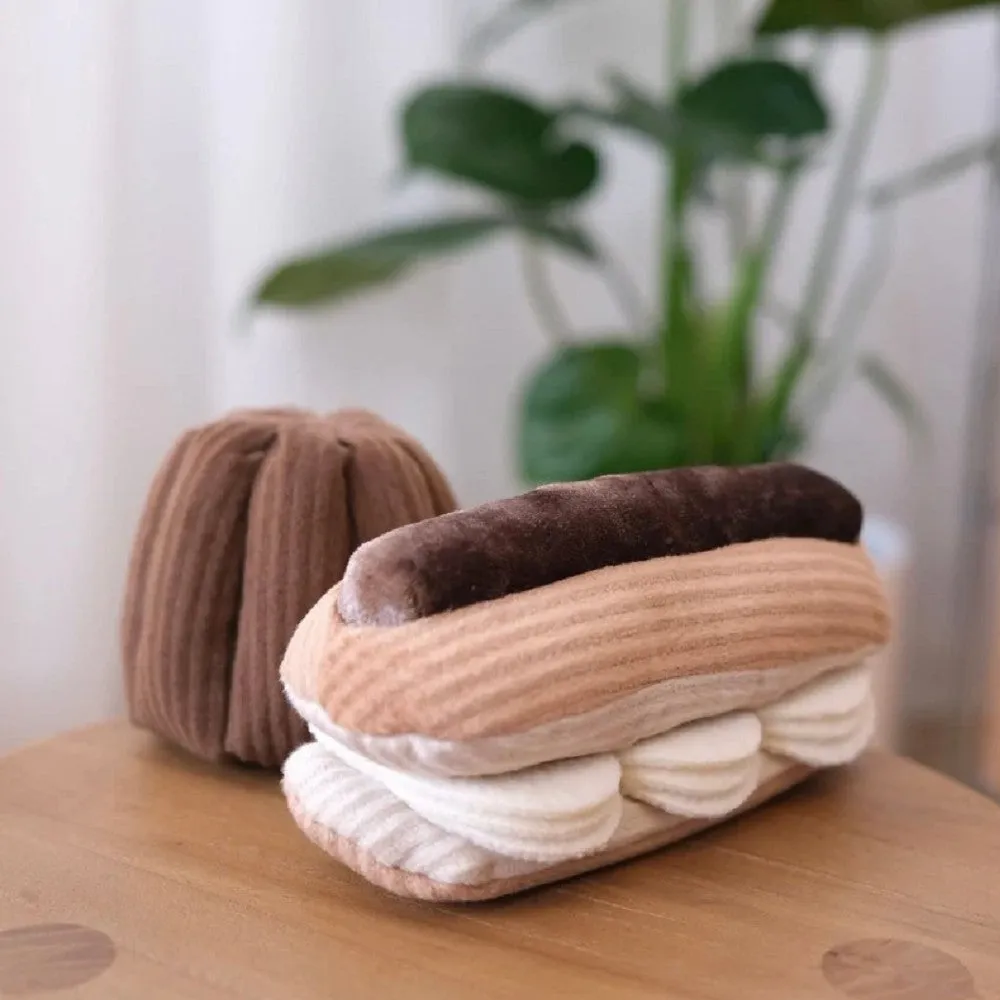 Eclair Squeaky & Snuffle Dog Toy