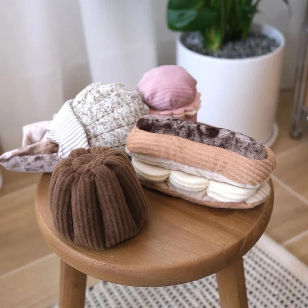 Eclair Squeaky & Snuffle Dog Toy