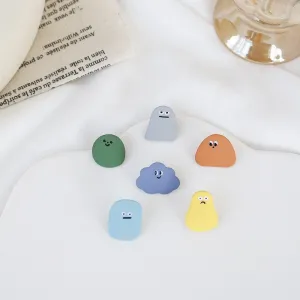 Enamel Face Earring