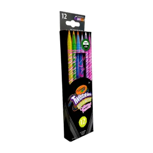 Erasable Twistables Colored Pencils | Bold & Bright - 12pcs