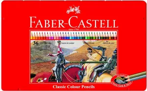 FABER-CASTELL Metal Tin 36 Color Classic Line(115837)