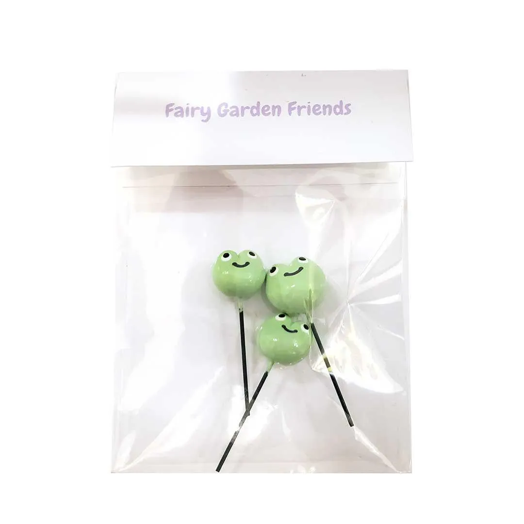 Fairy Garden Frogs Set of 3 by Mariposa Miniatures