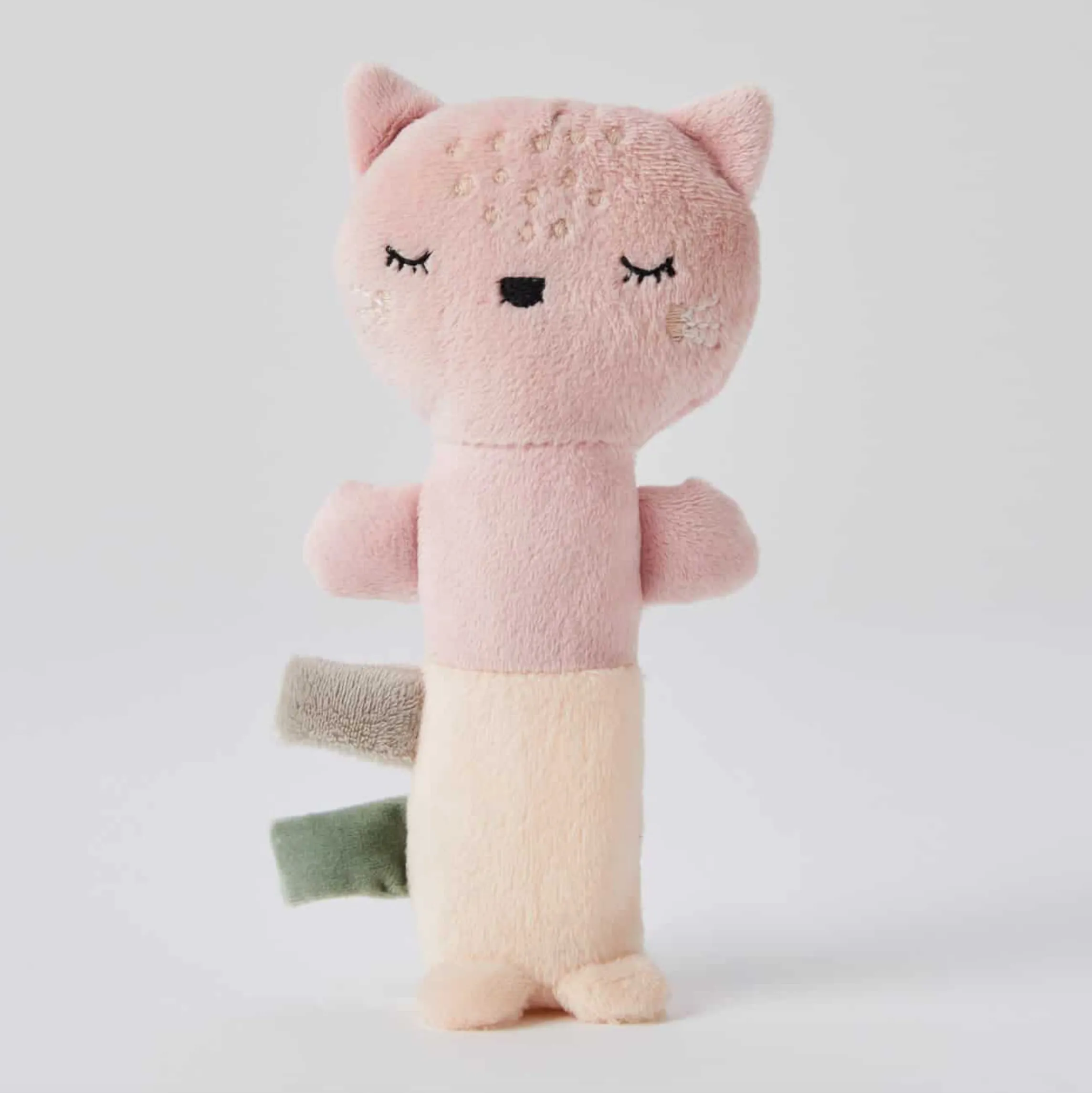 Fleur Cat Plush Baby Rattle