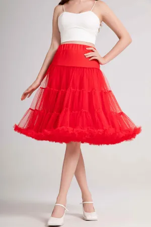 Fluffy Red Petticoat