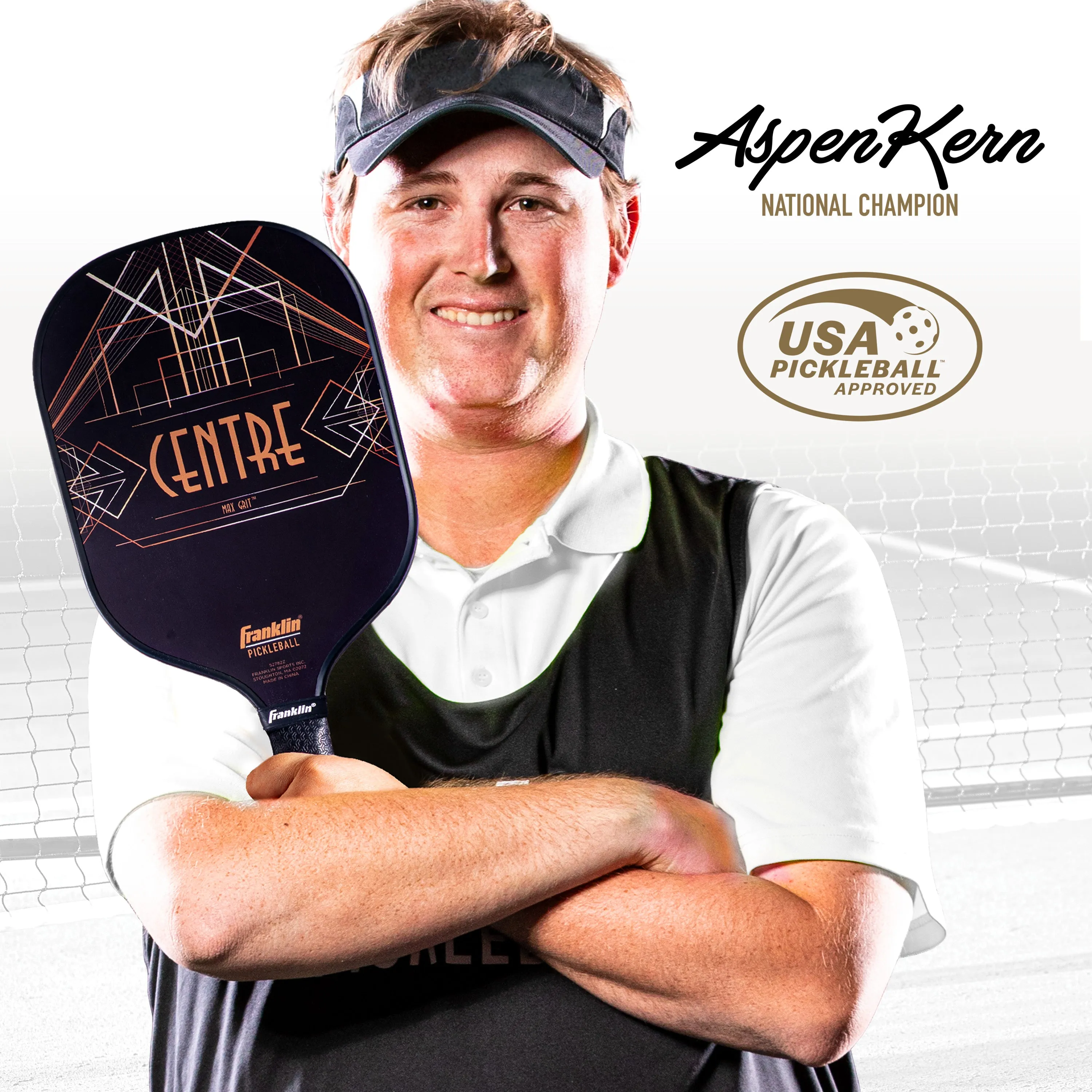 Franklin Aspen Kern Centre Carbon Fiber Pickleball Paddle