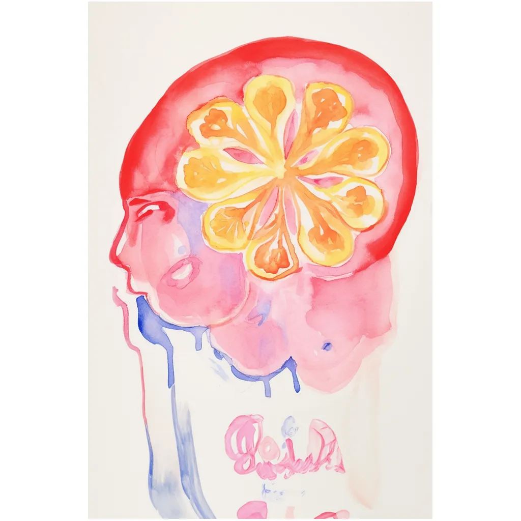 Fruitful Thoughts Watercolor Art Print