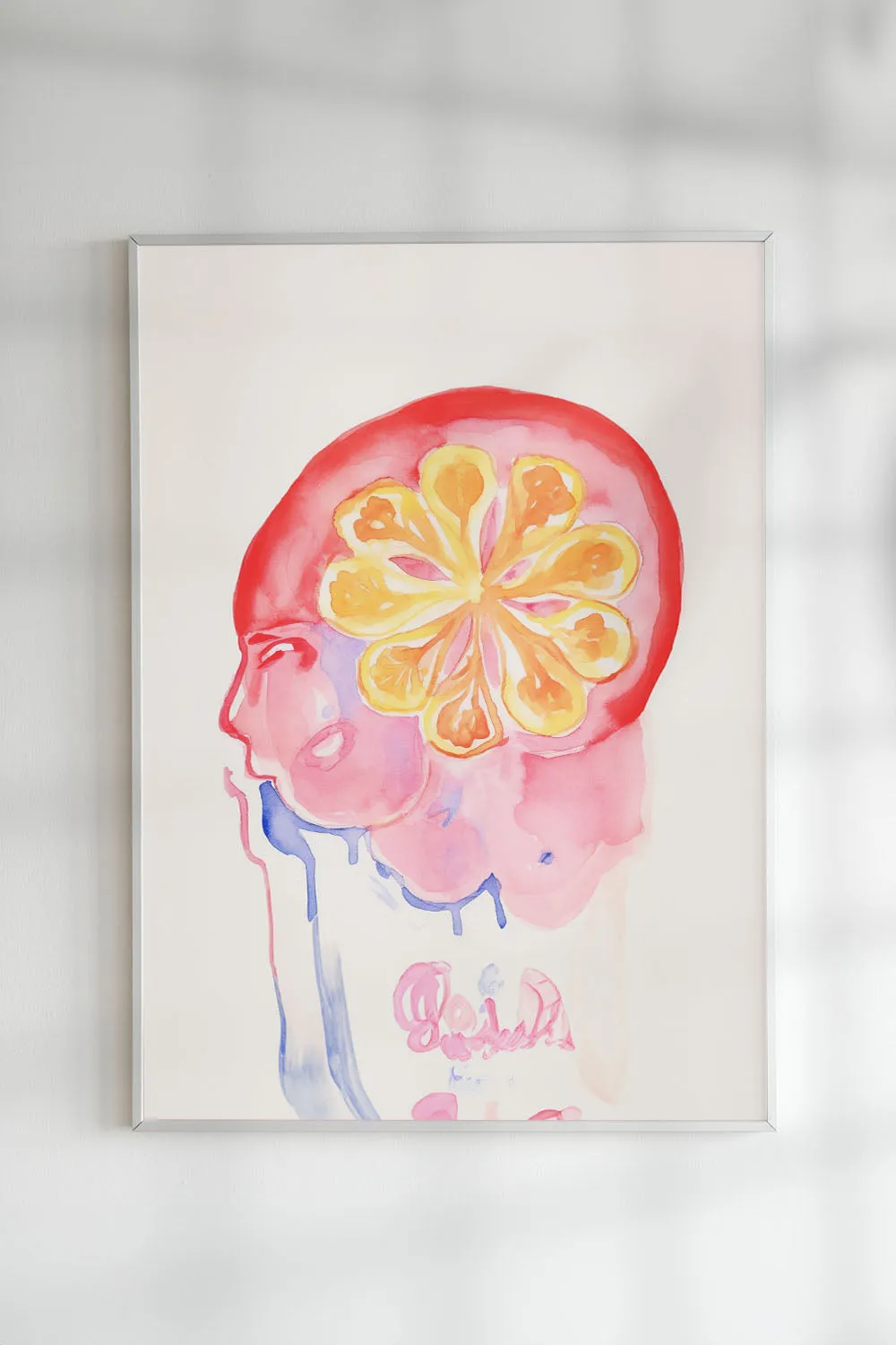 Fruitful Thoughts Watercolor Art Print