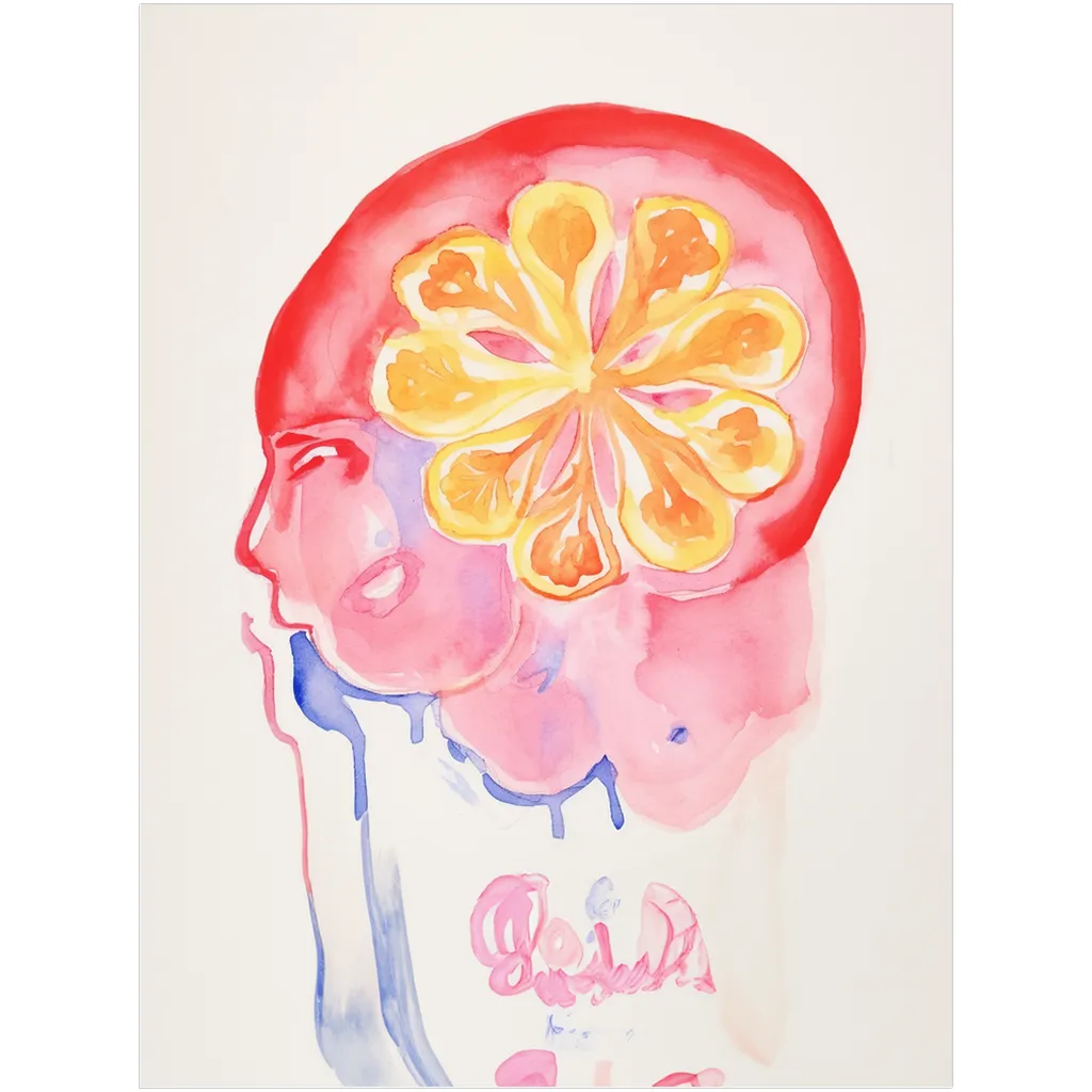 Fruitful Thoughts Watercolor Art Print
