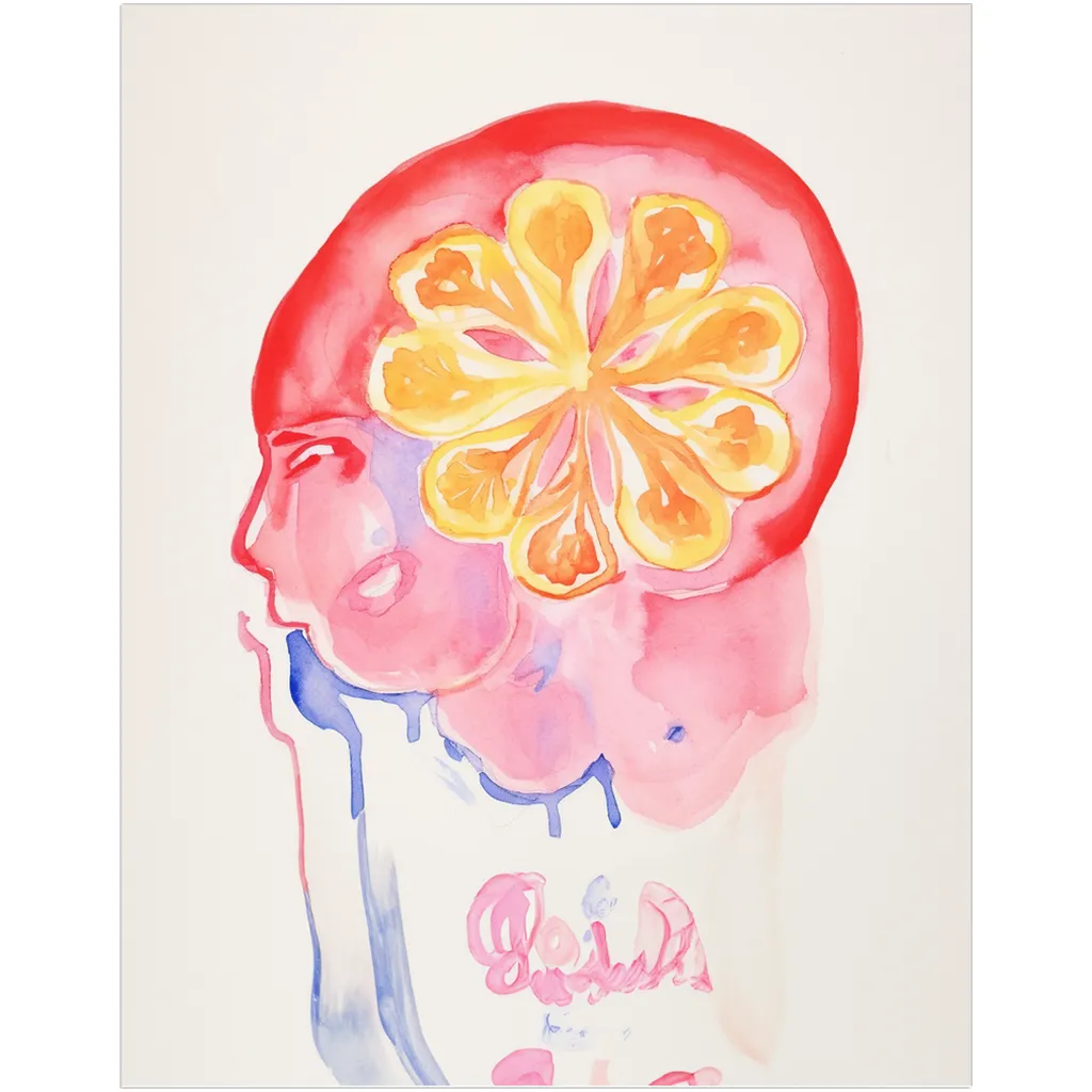 Fruitful Thoughts Watercolor Art Print