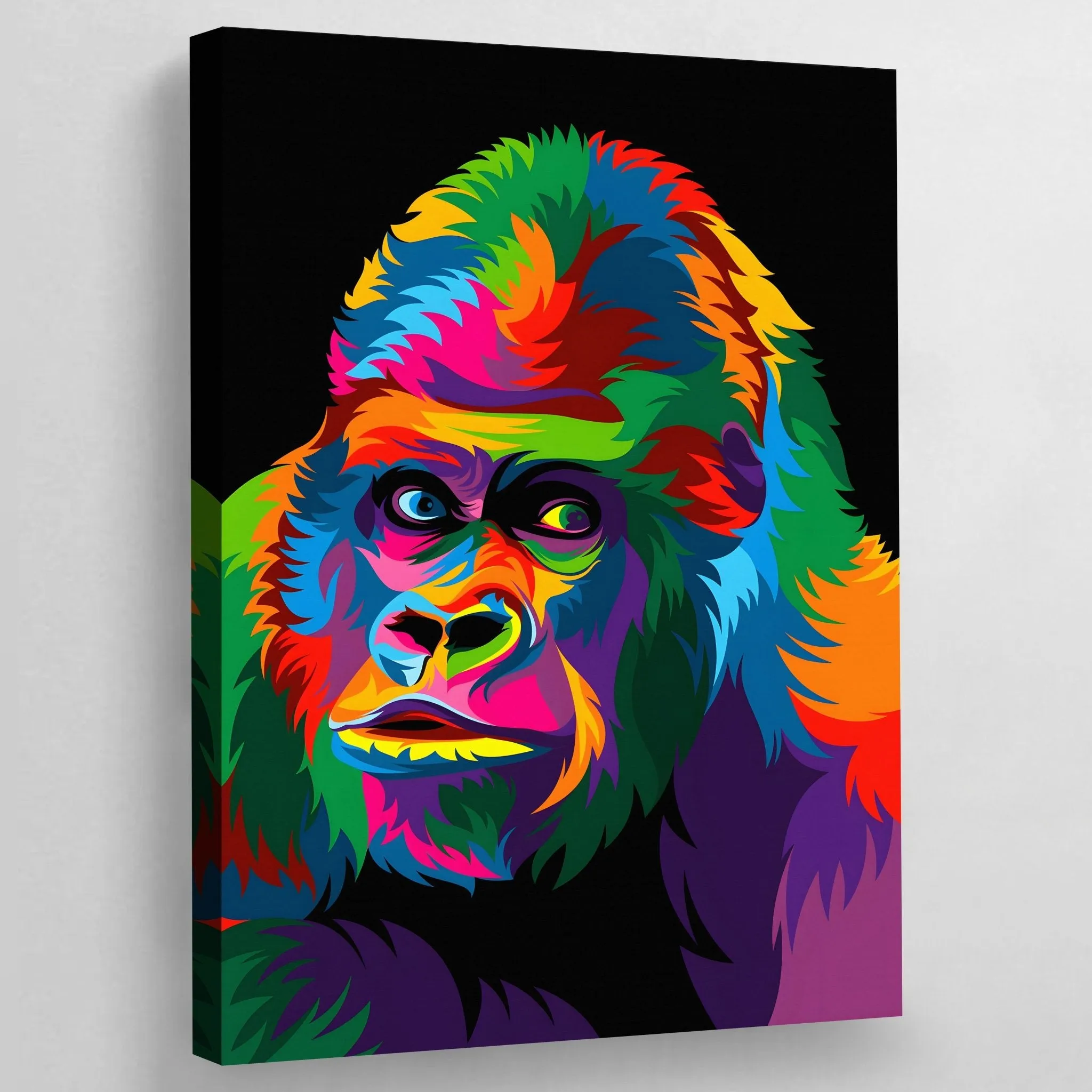 Gorilla Pop Art Canvas