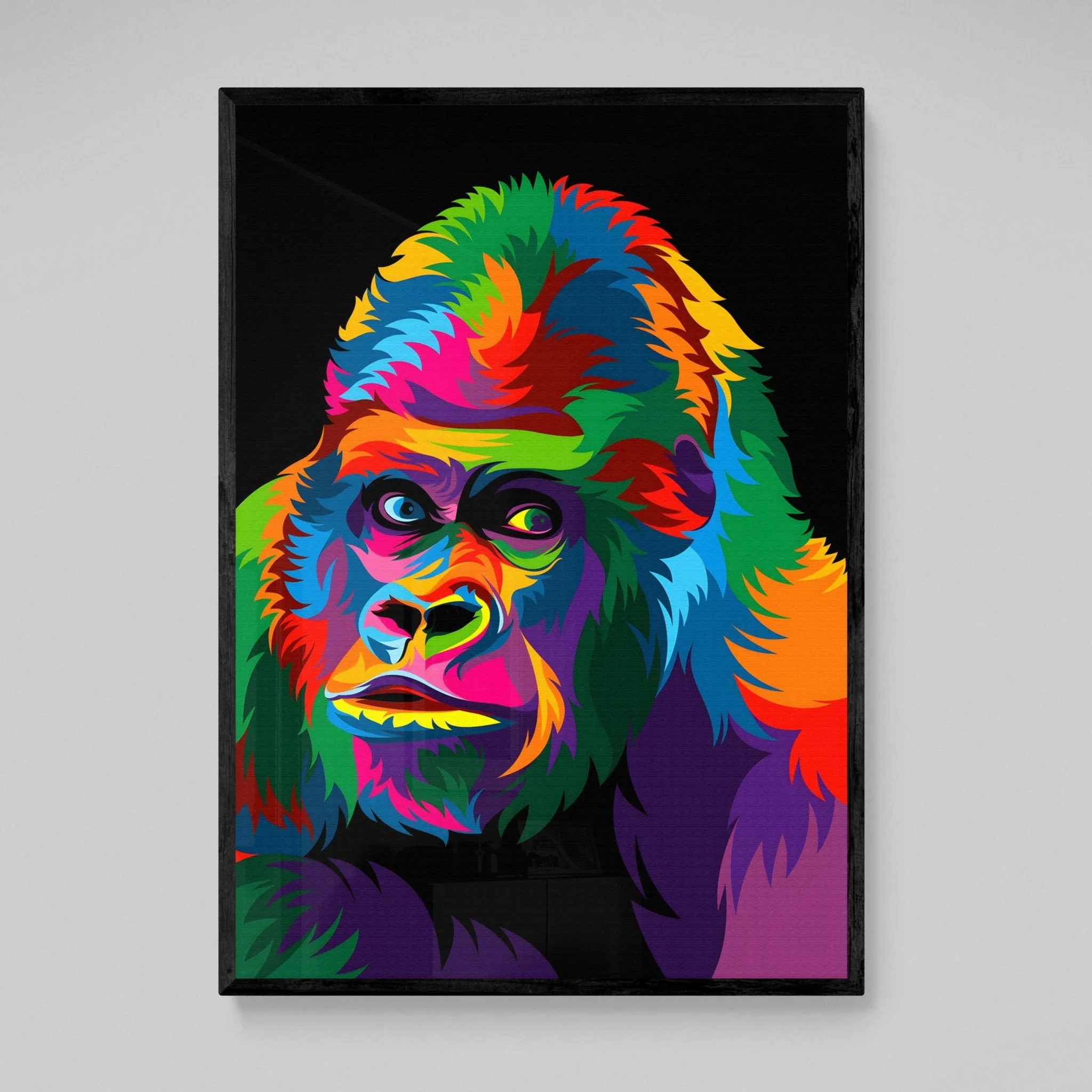 Gorilla Pop Art Canvas
