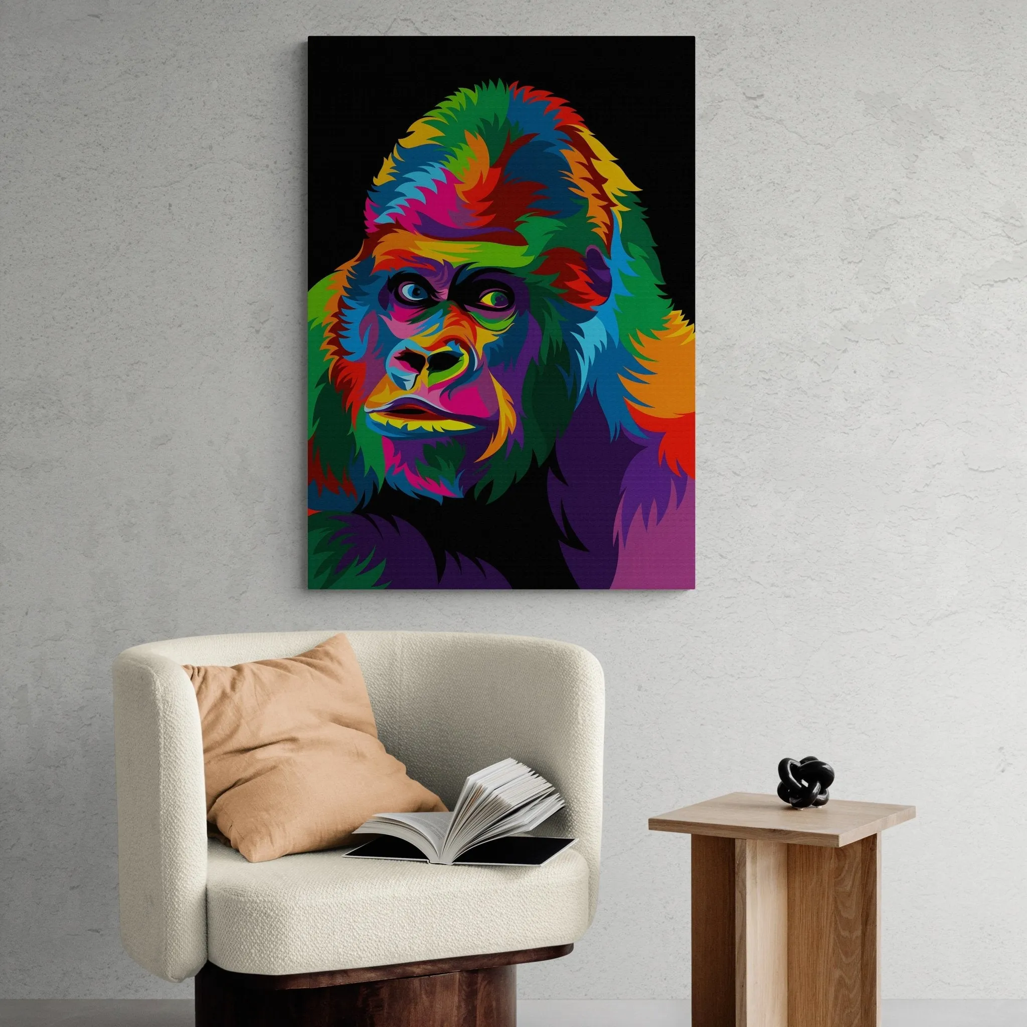 Gorilla Pop Art Canvas