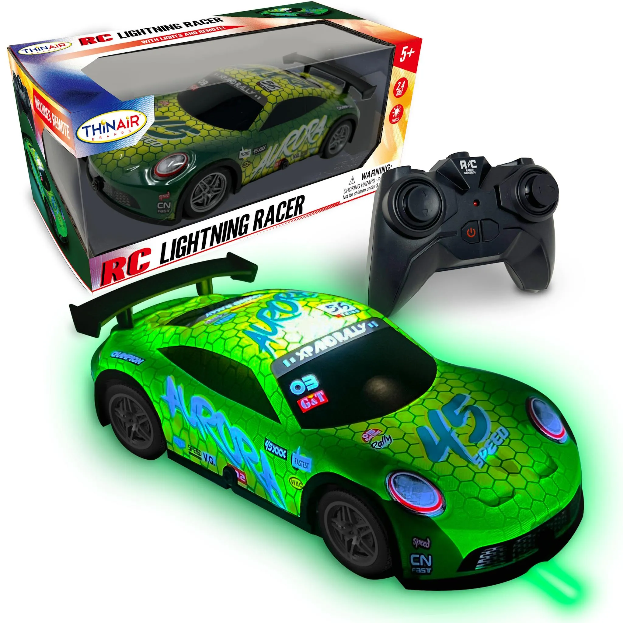 Green Lightning Racer