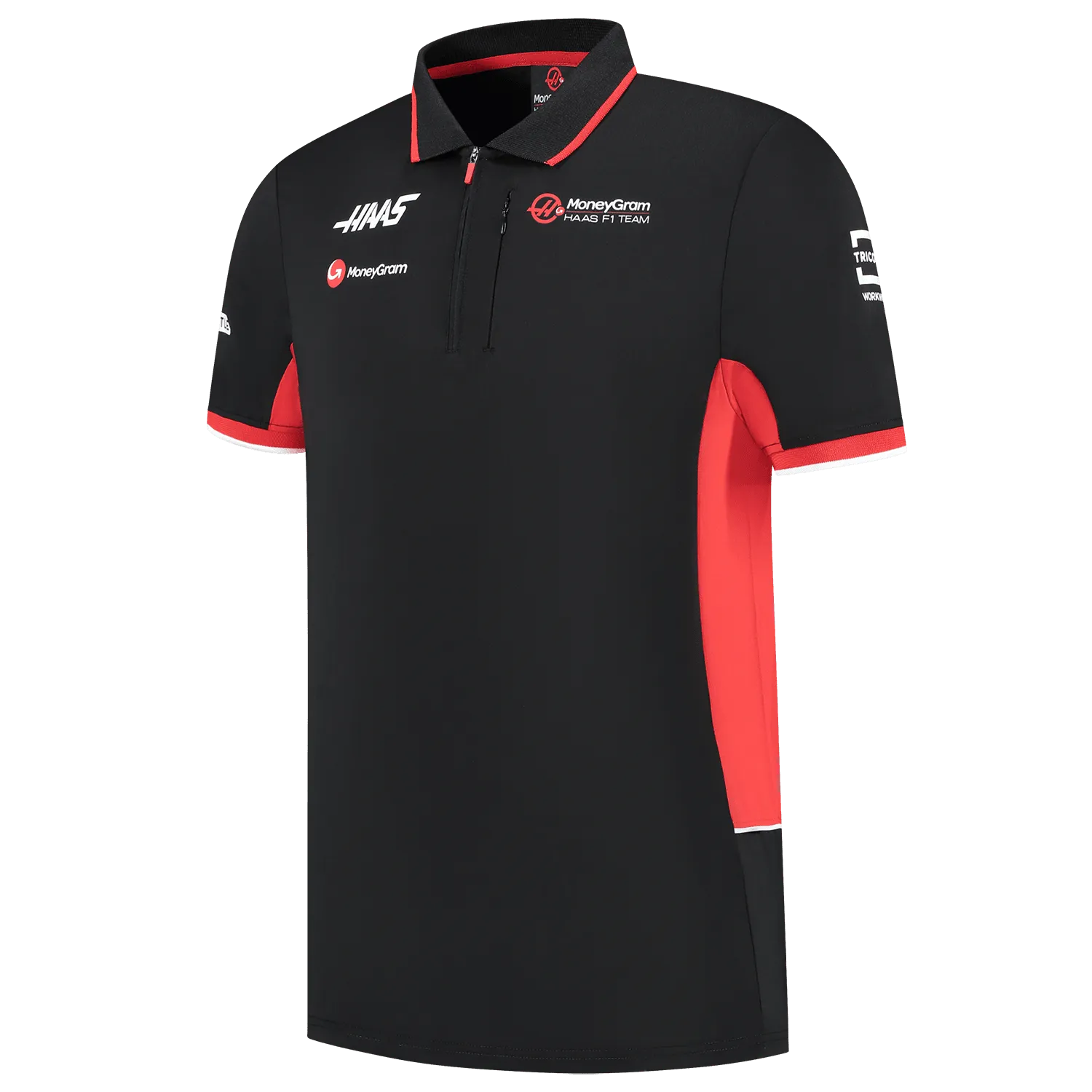 Haas Racing F1 2024 Men's Team Fitted Polo Shirt - Black