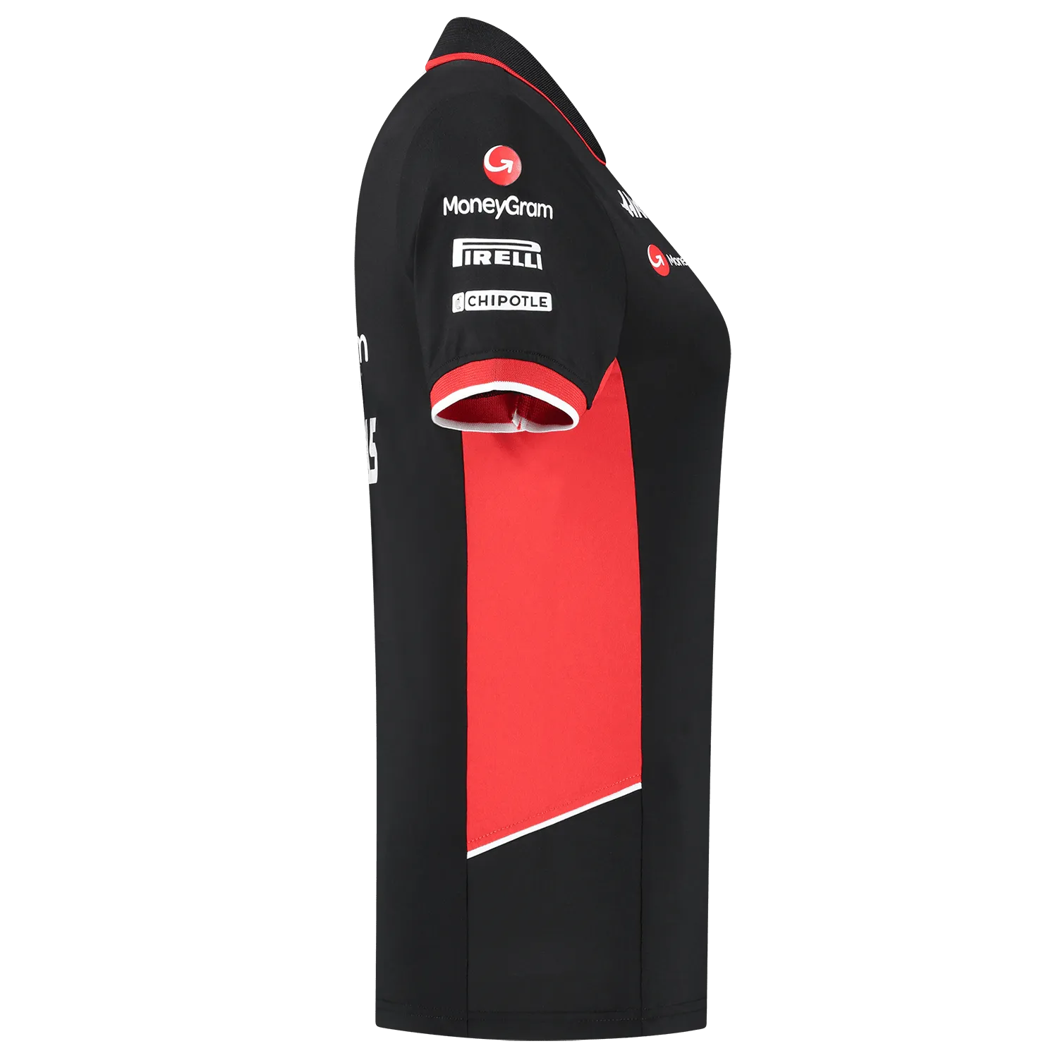 Haas Racing F1 2024 Women's Team Fitted Polo Shirt - Black