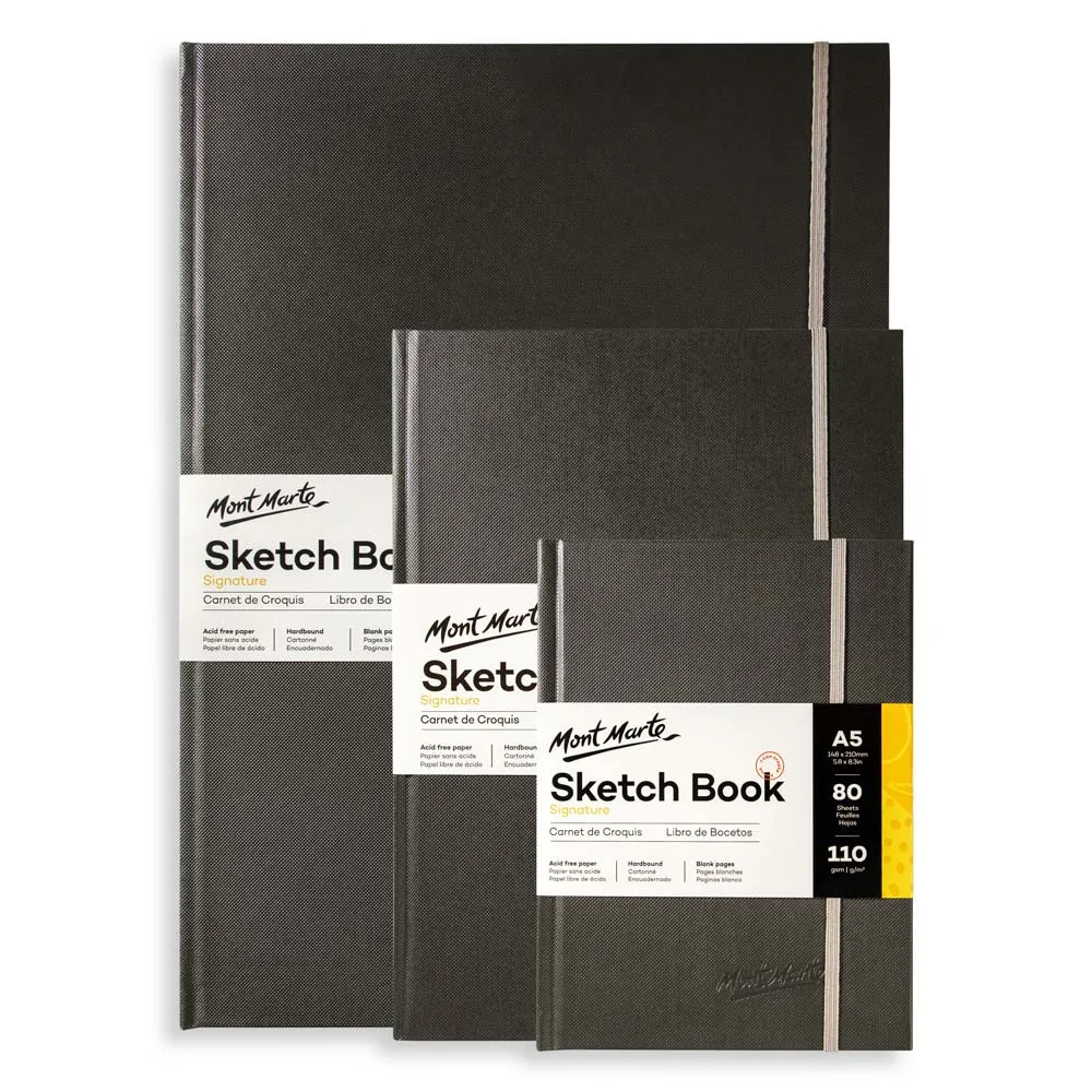 Hardbound Sketch Book Signature 110gsm A4