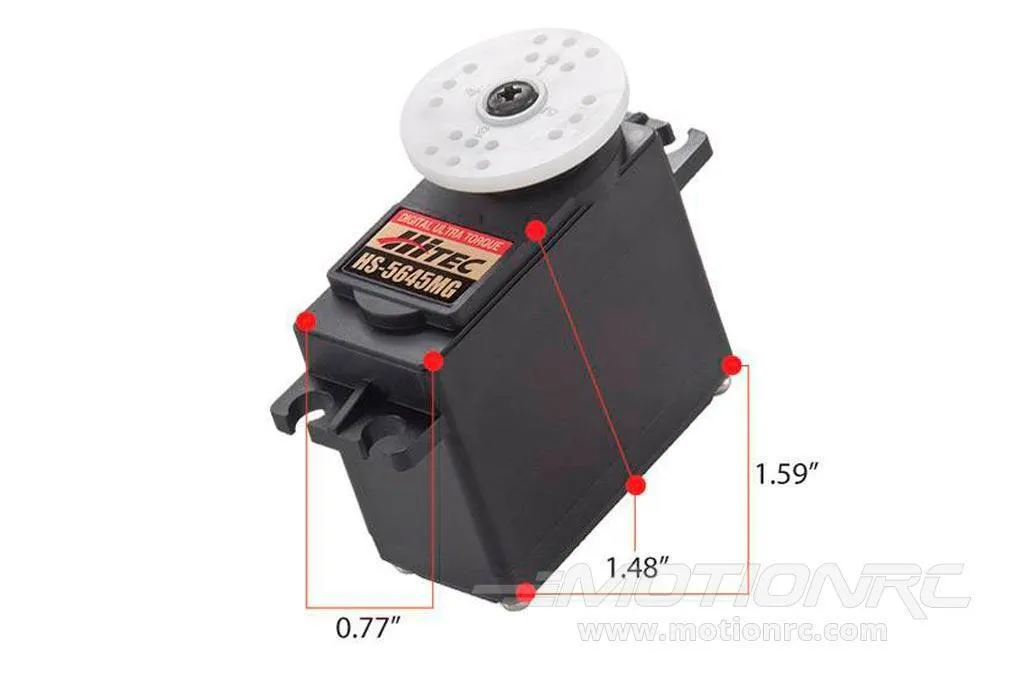 Hitec HS-5645MG Digital High Torque Ball Bearing Metal Gear Standard Servo