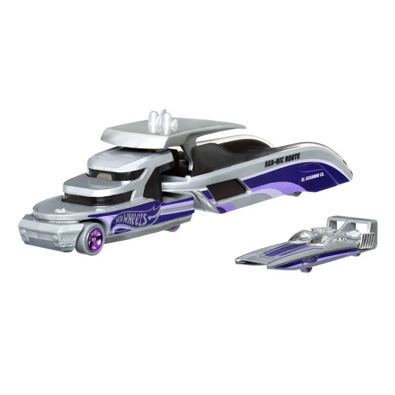 Hot Wheels Transport Rig Super Rigs Sea-Nic Route Grey/Purple