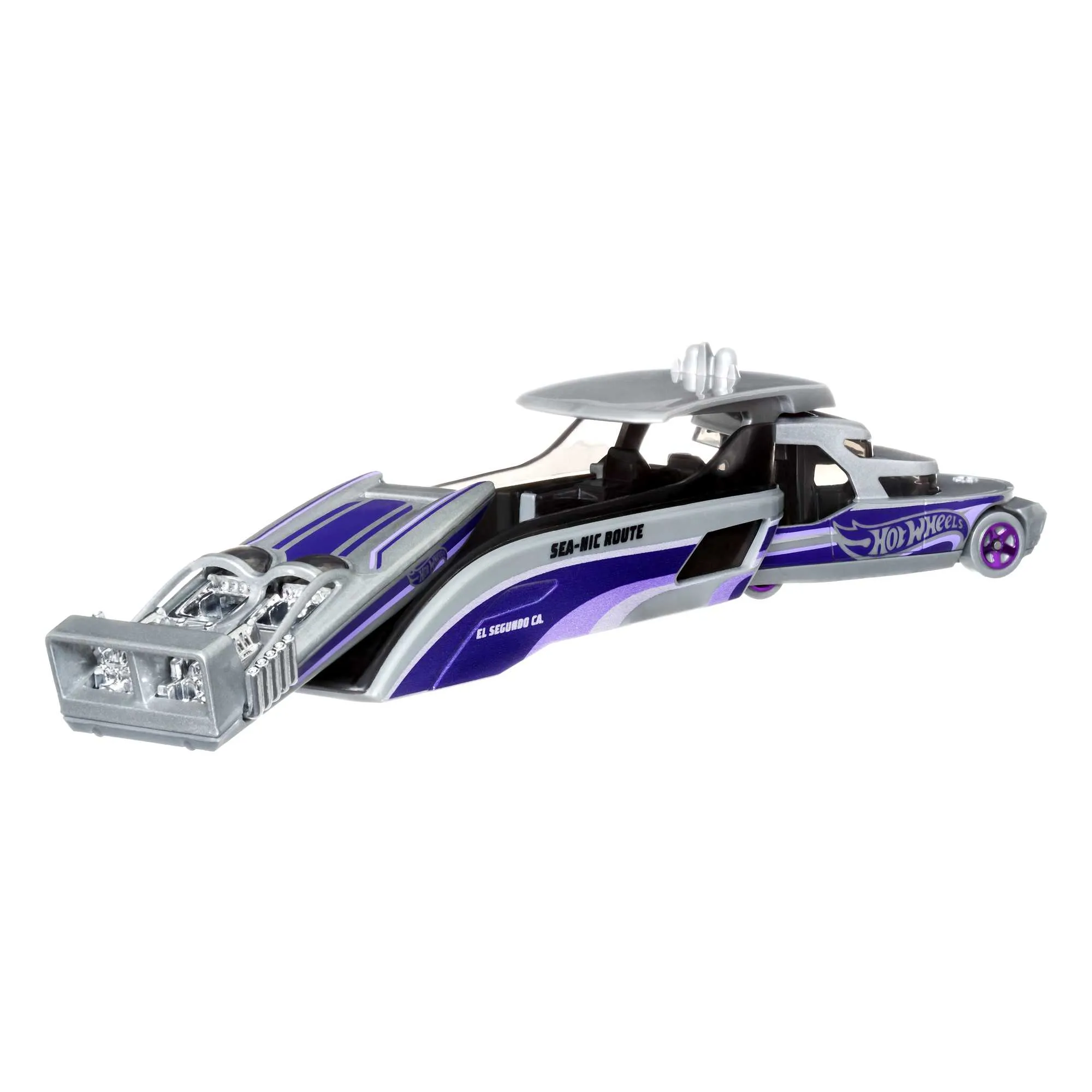 Hot Wheels Transport Rig Super Rigs Sea-Nic Route Grey/Purple