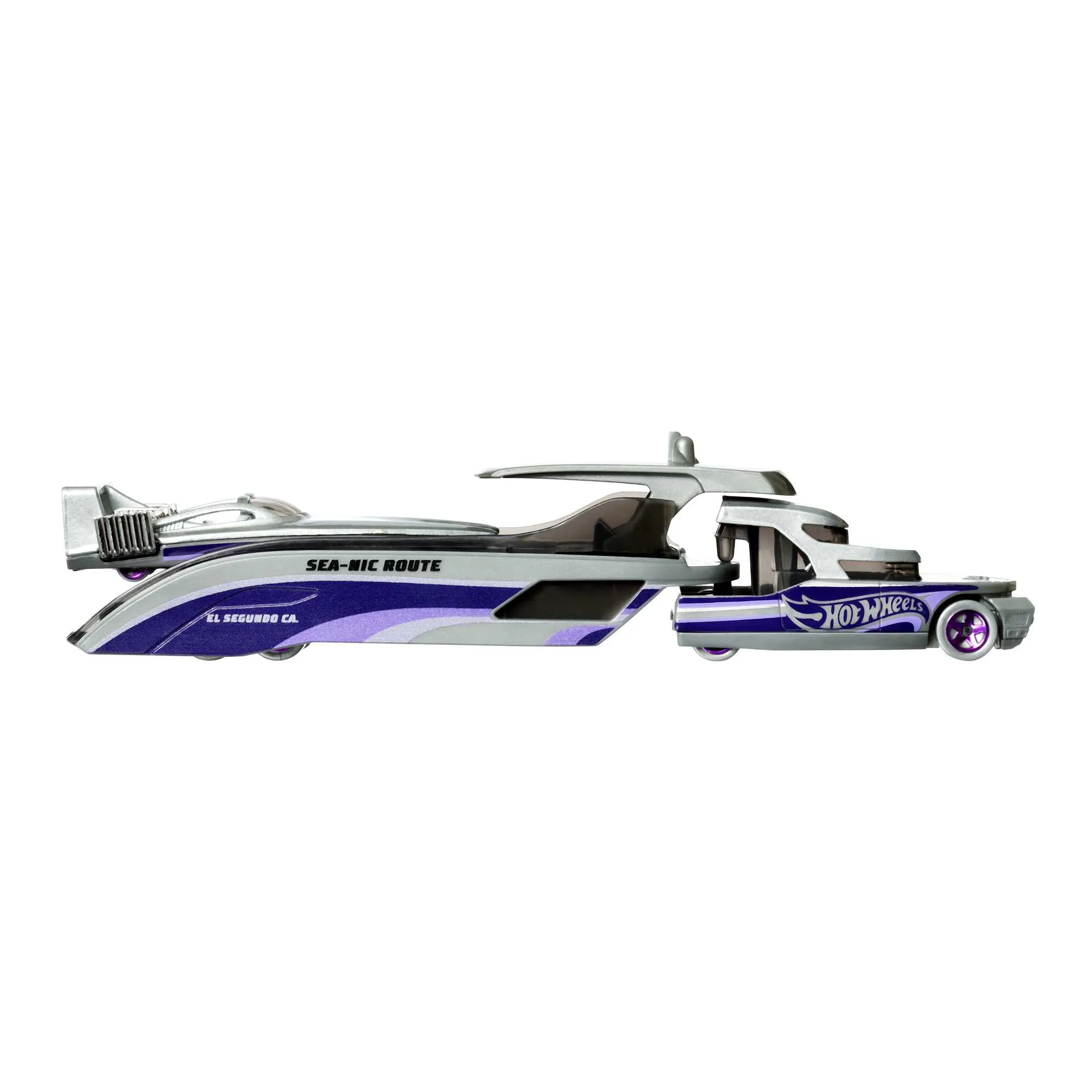 Hot Wheels Transport Rig Super Rigs Sea-Nic Route Grey/Purple